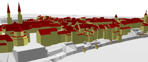 3D-Stadtmodell, Pfalz, Münsterplatz und Rheinfront Augustinergasse